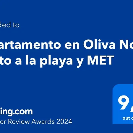 Apartamento En Nova Junto A La Playa Y Met * 올리바